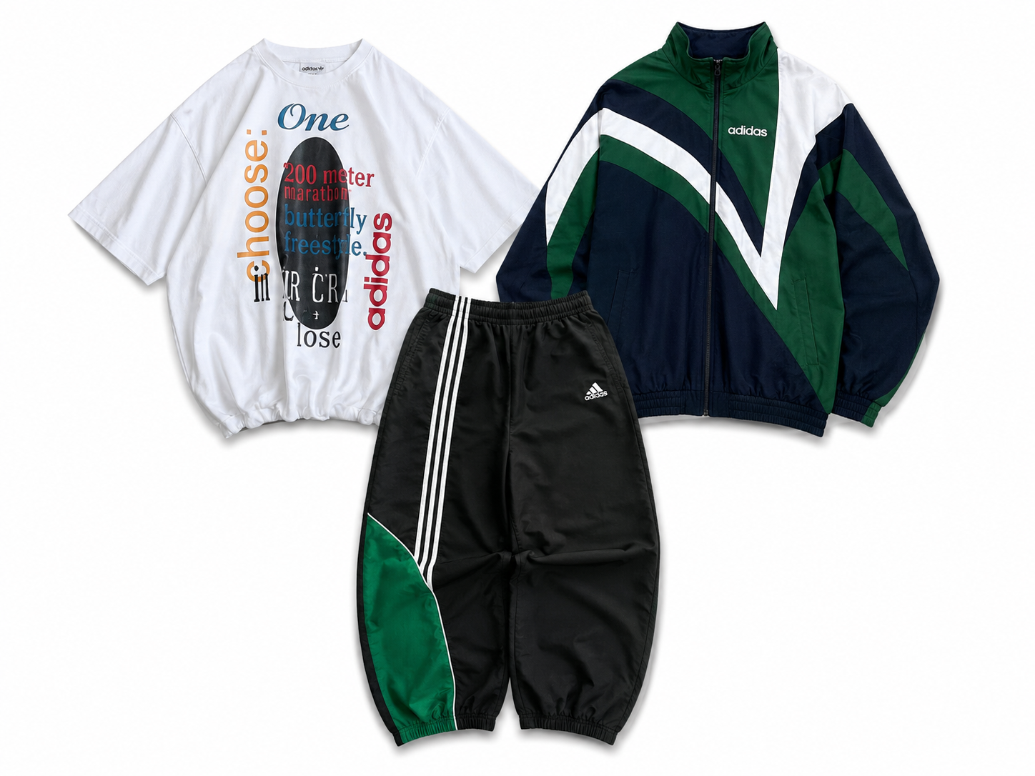 Grade A Box adidas vintage 90s (min. 3 pieces)