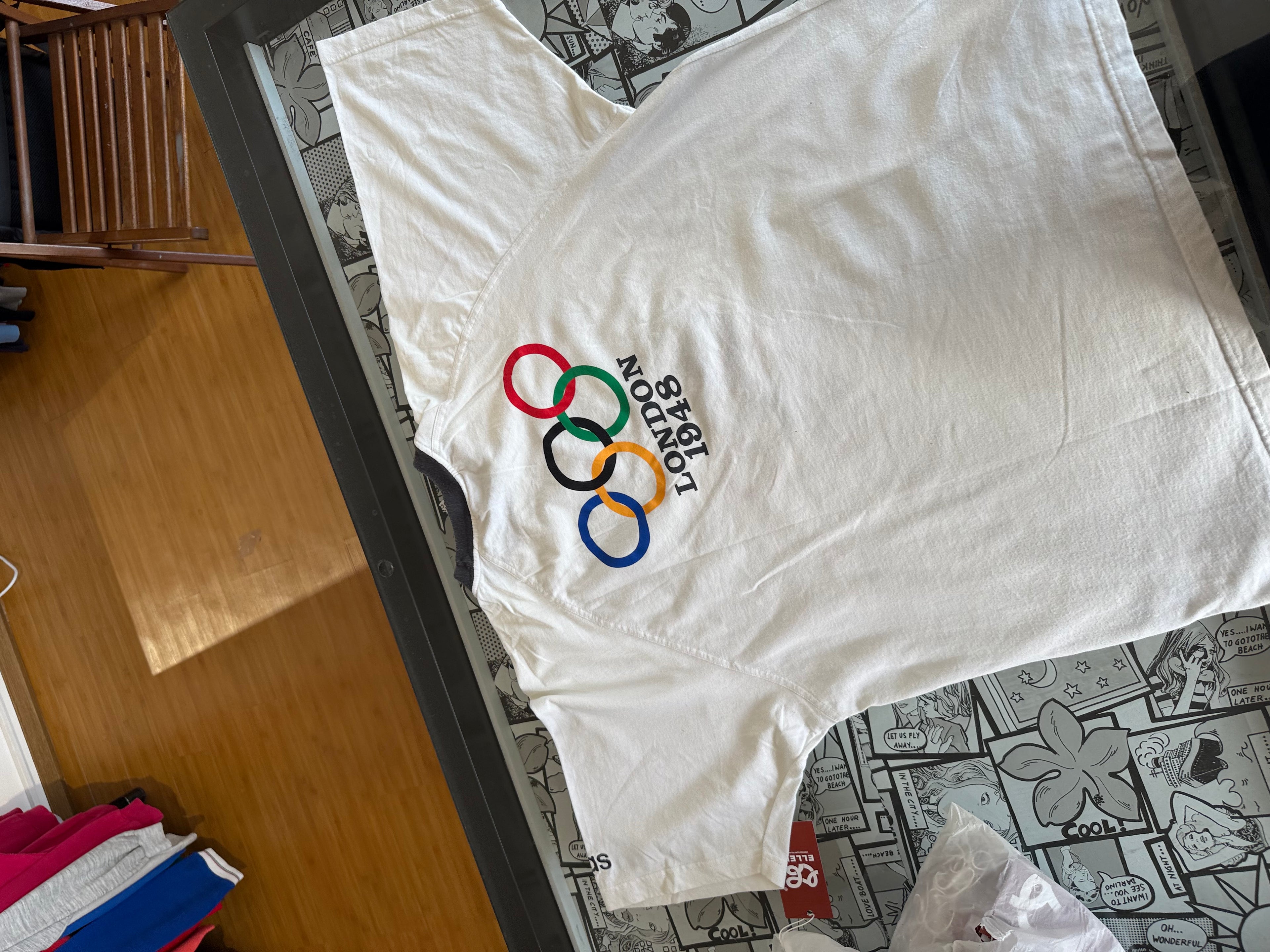 Vintage 1948 london olympiad t-shirt