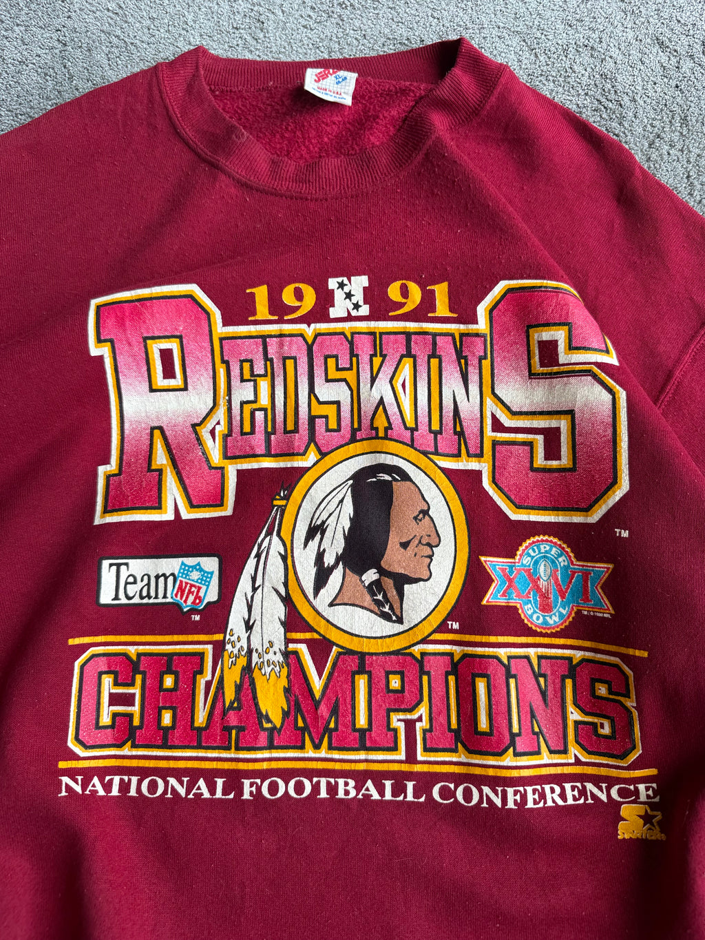 Vintage 1991 redskins sweatshirt