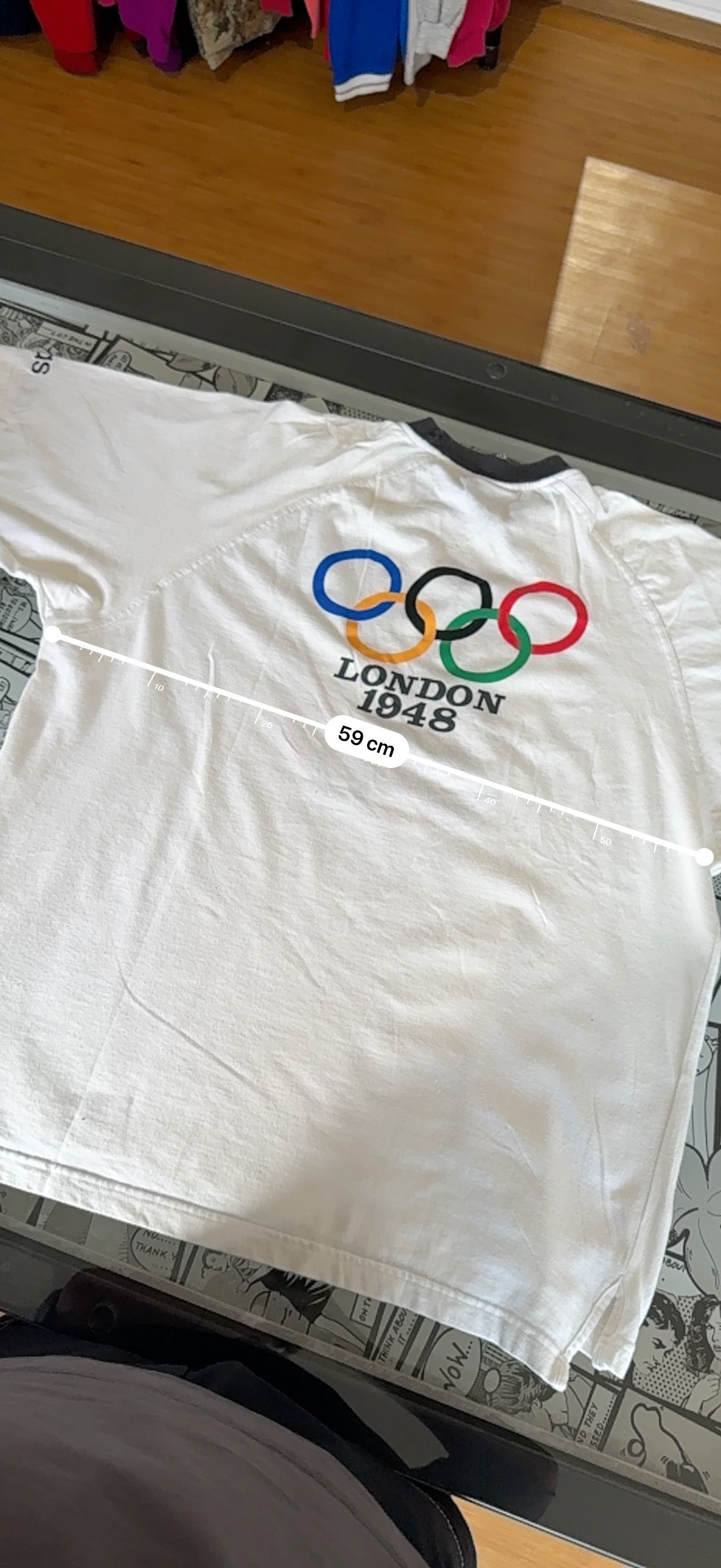 Vintage 1948 london olympiad t-shirt