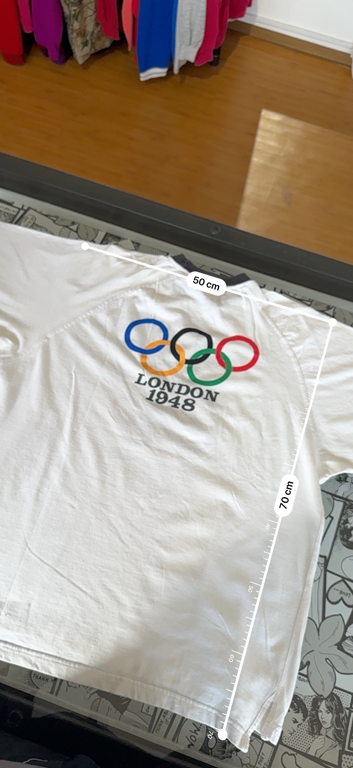 Vintage 1948 london olympiad t-shirt