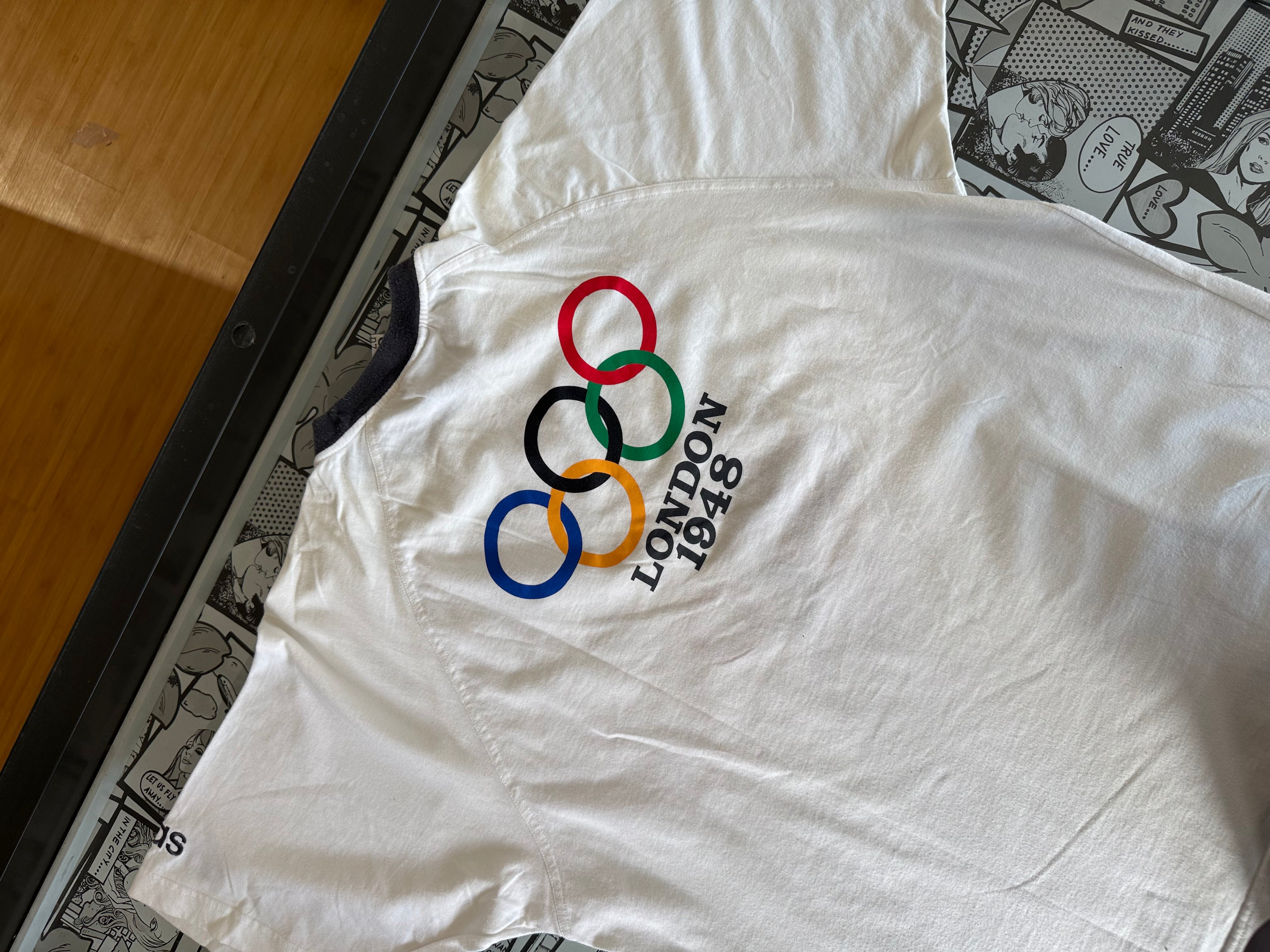 Vintage 1948 london olympiad t-shirt